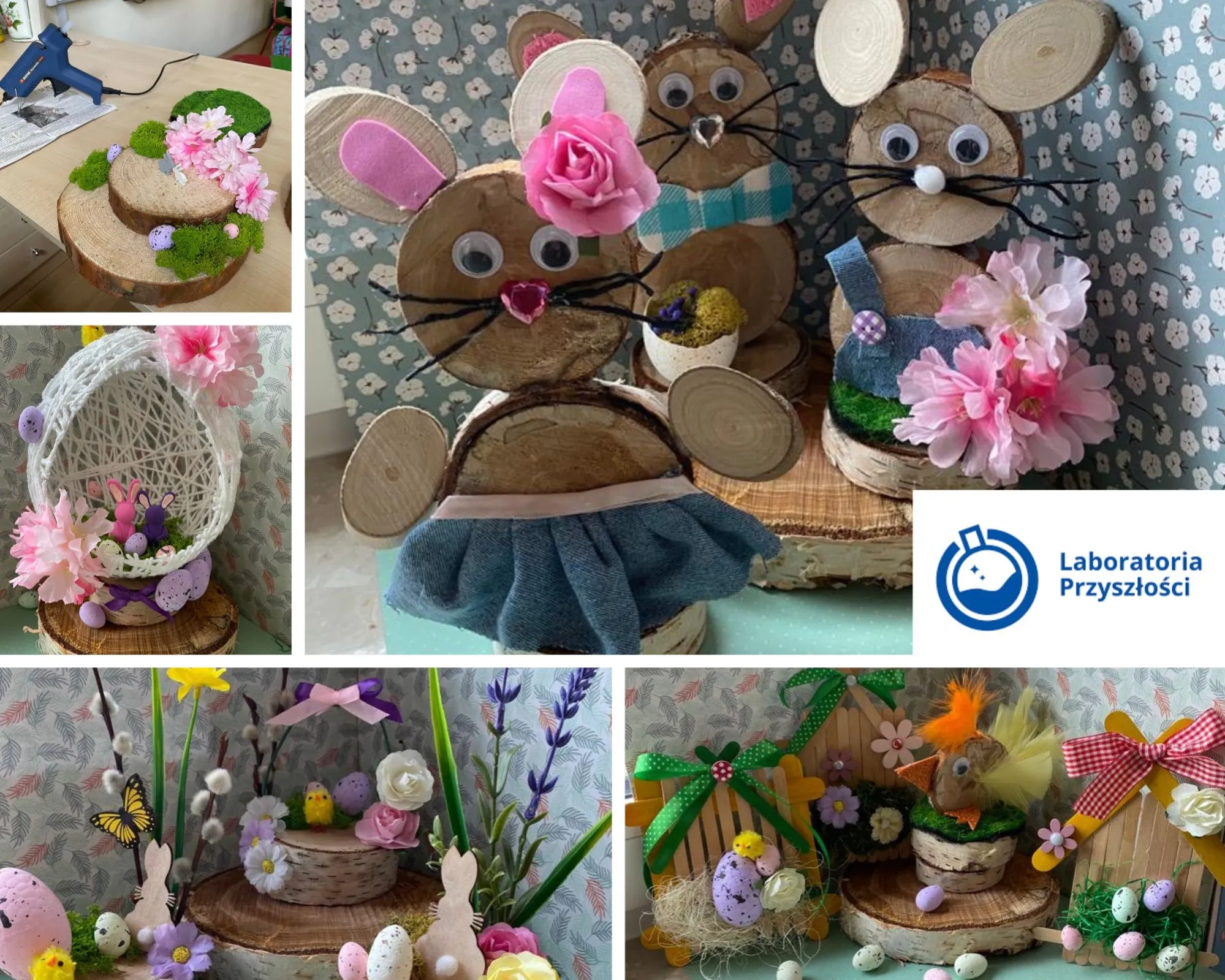 Powstało wiel pięknych, kolorowych i ciekawych prac nawiązujących do świąt wielkanocnych. Uczniowie wykazali się świetnymi pomysłami oraz kreatywnością. Prace powstały dzięki narzędziom z laboratorium przyszłości.  #LaboratoriaPrzyszłości #LaboratoriaPrzyszłościwpraktyce
