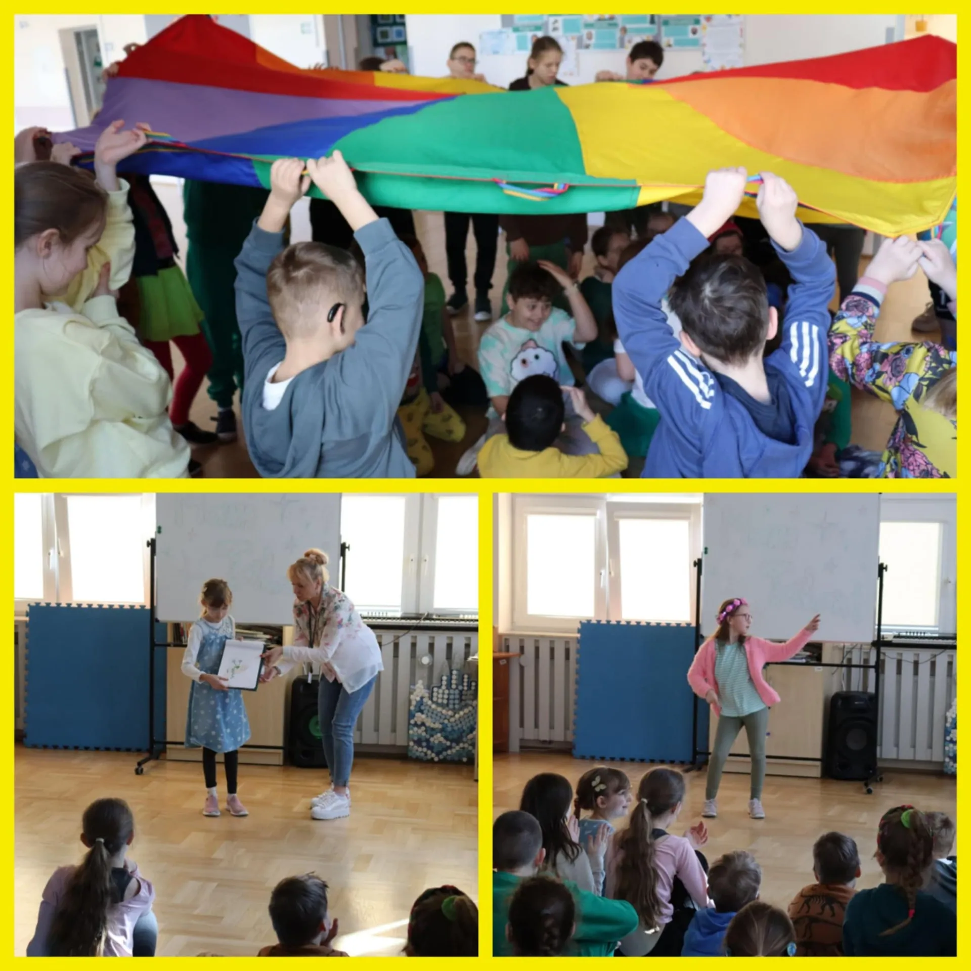 Pierwszy dzień wiosny "Dzień Talentów" klasy 1-3