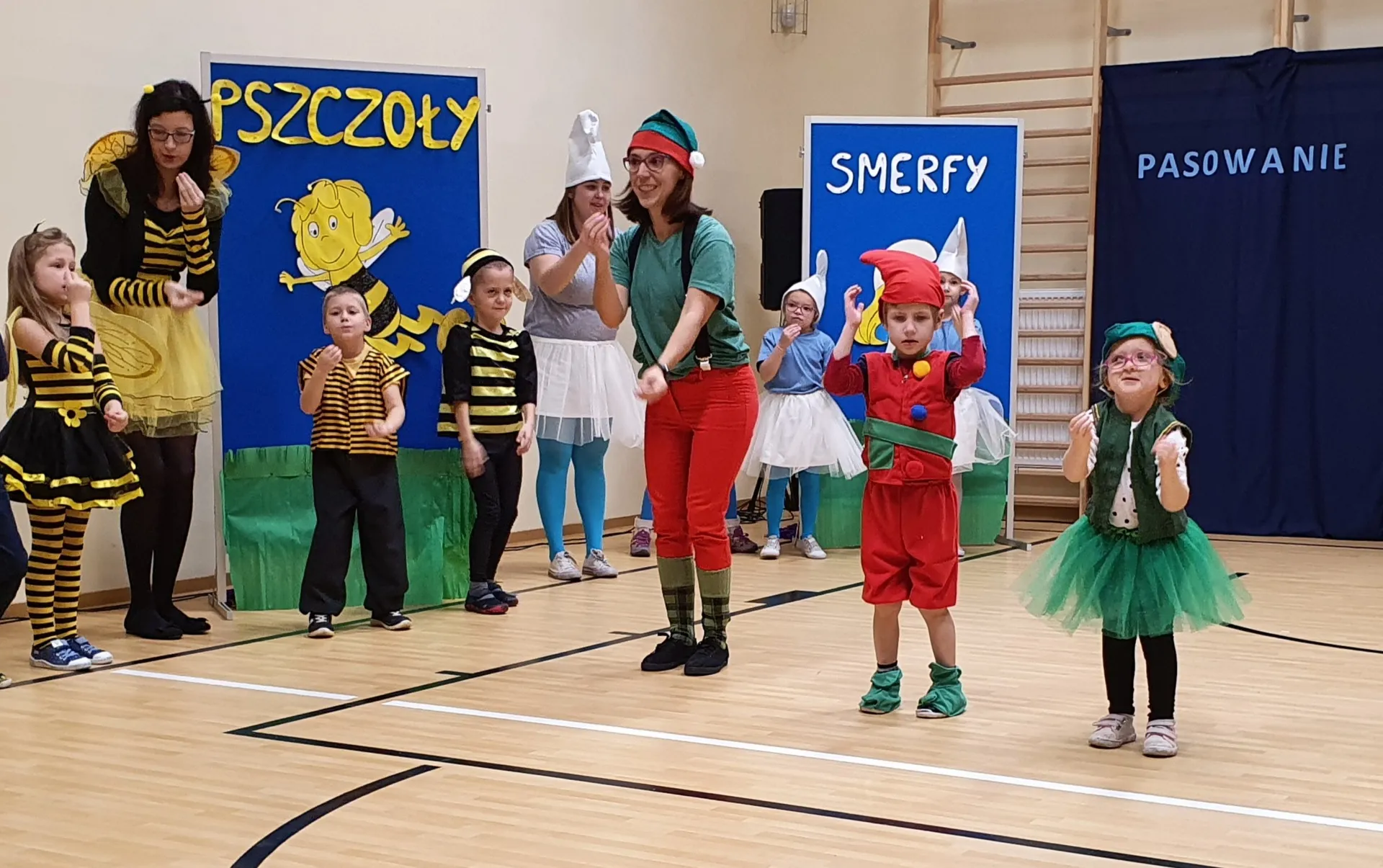 Pasowanie przedszkolaków