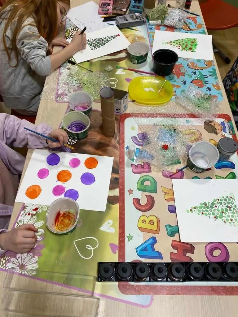 Moduł plastyczny w świetlicy - grudzień