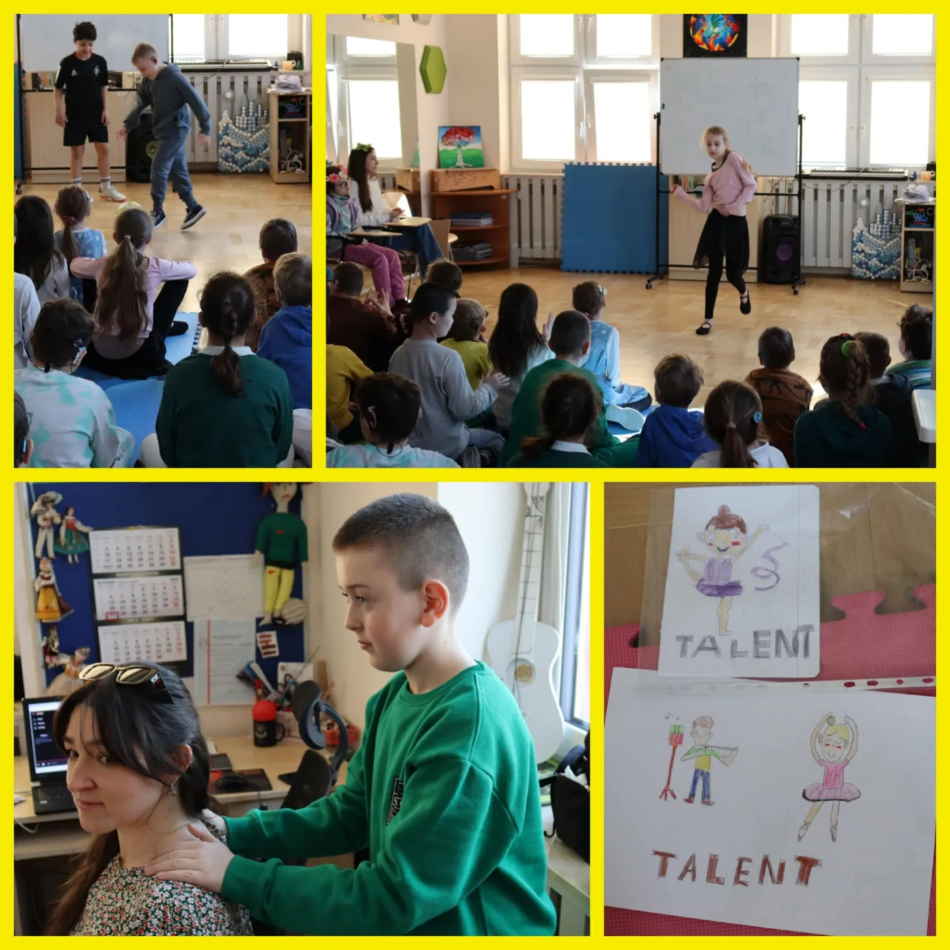 Pierwszy dzień wiosny "Dzień Talentów" klasy 1-3