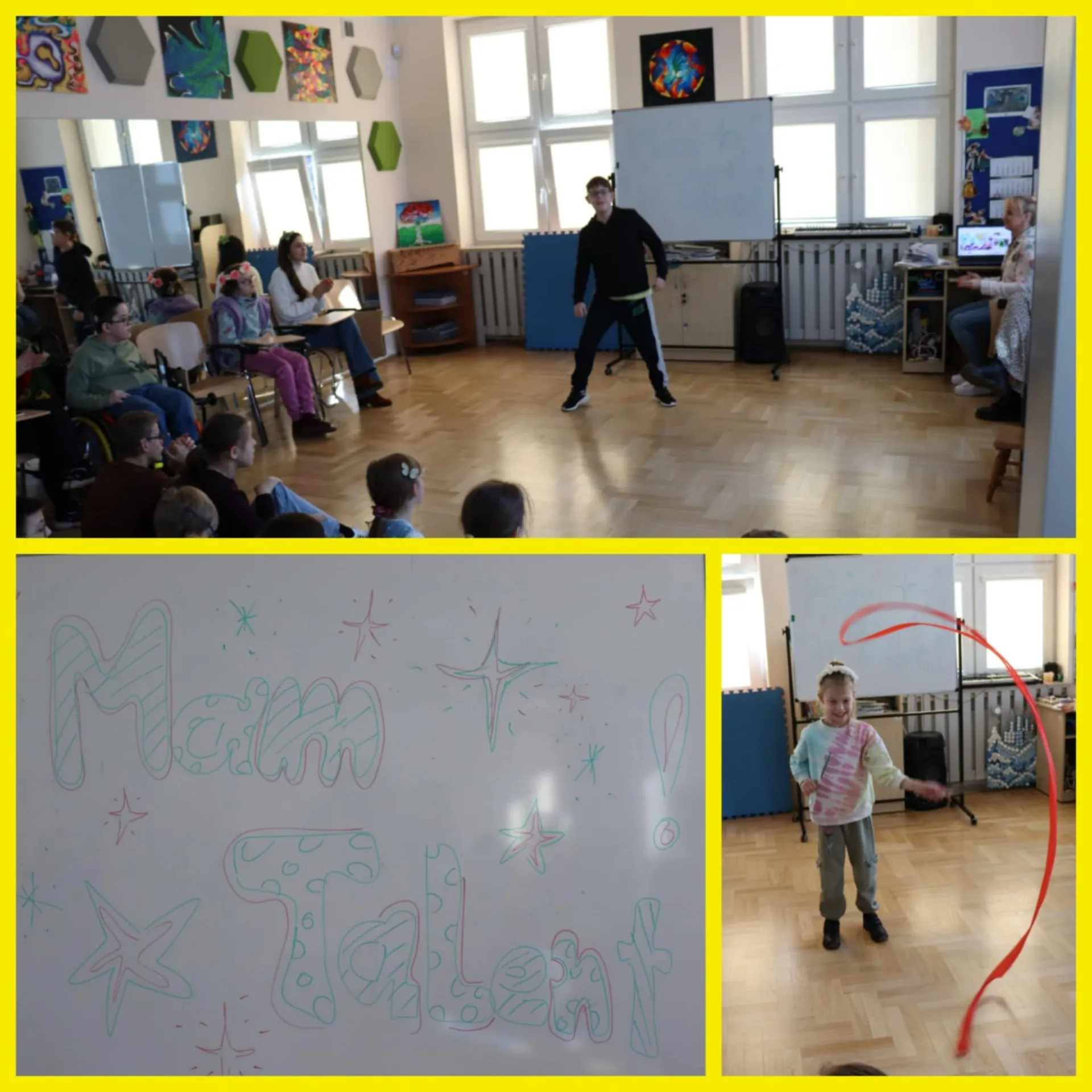 Pierwszy dzień wiosny "Dzień Talentów" klasy 1-3