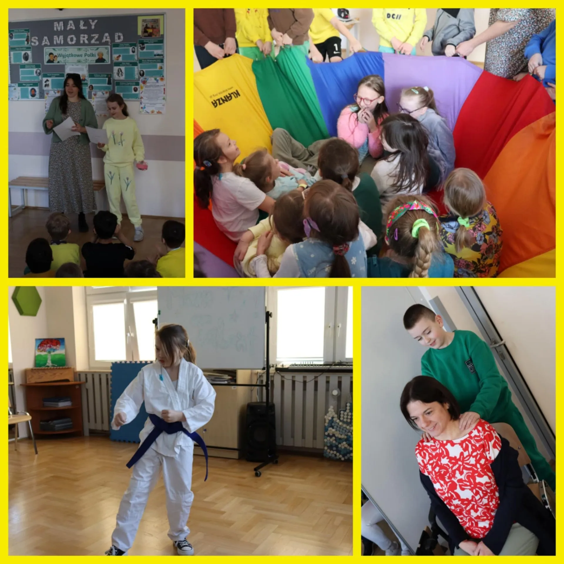 Pierwszy dzień wiosny "Dzień Talentów" klasy 1-3