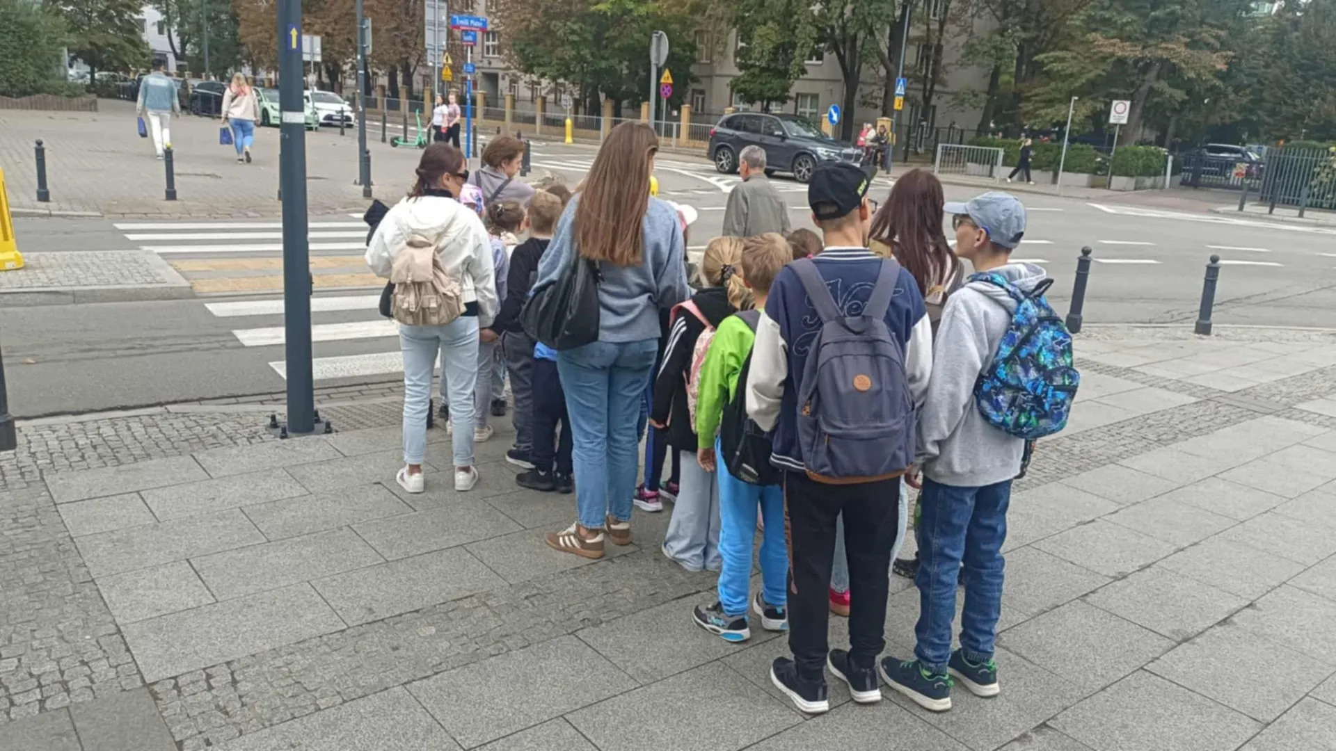 Spacer uczniów klas 1-3 z nauczycielami