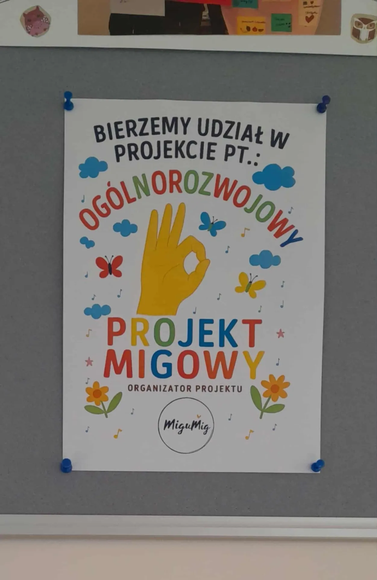 Plakat "Ogólnorozwojowy Projekt Migowego"
