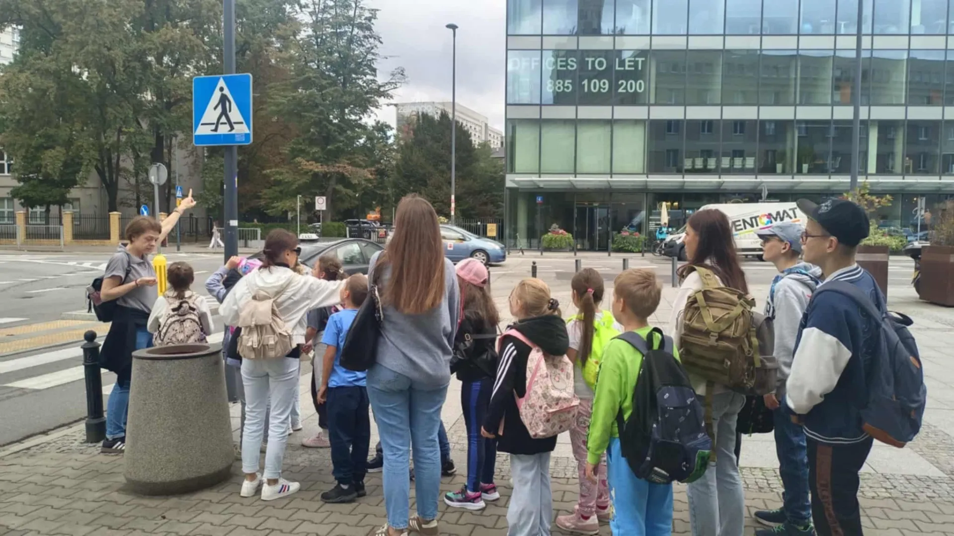 Spacer uczniów klas 1-3 z nauczycielami