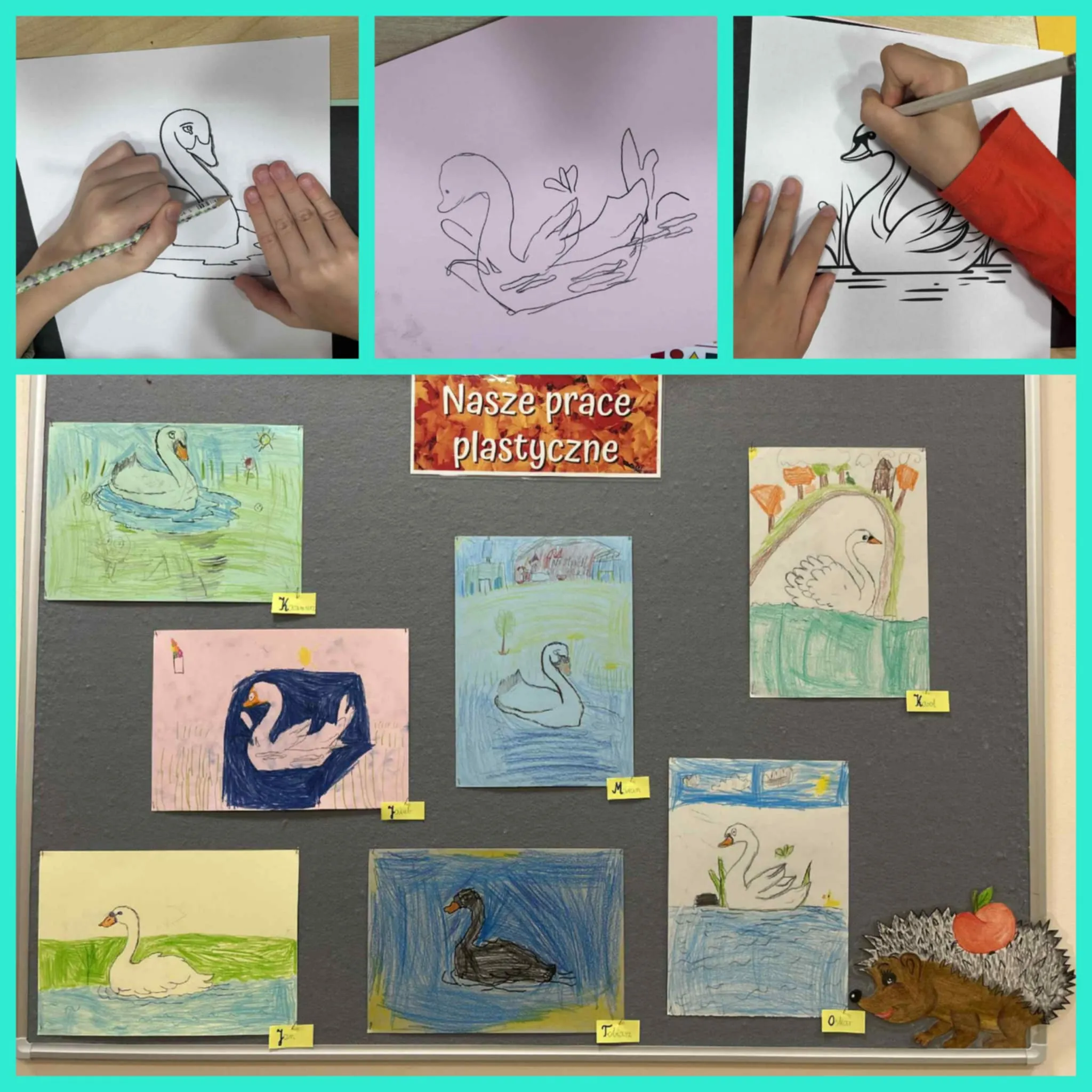 Prace plastyczne uczniów