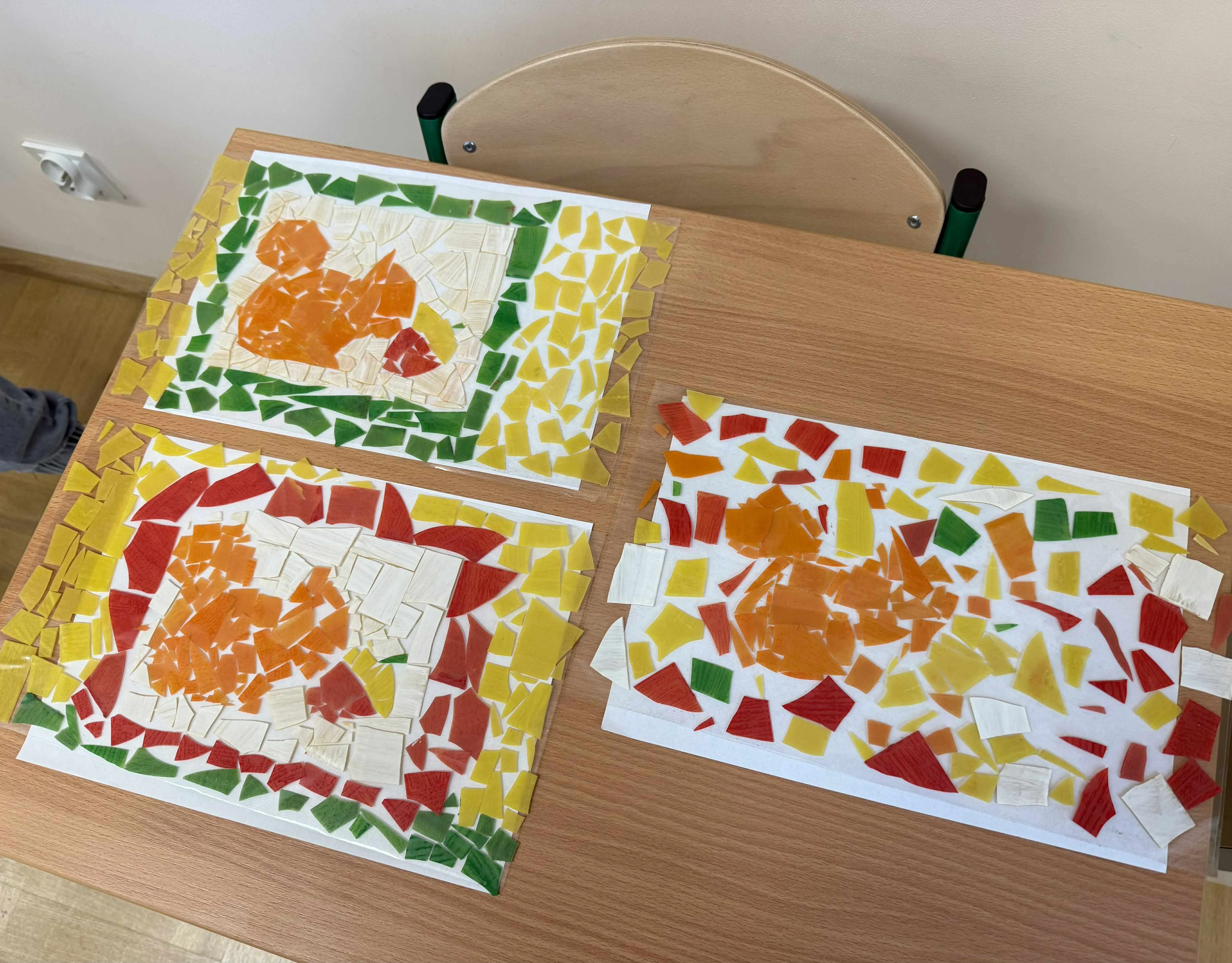 Prace plastyczne jesienne wiewiórki