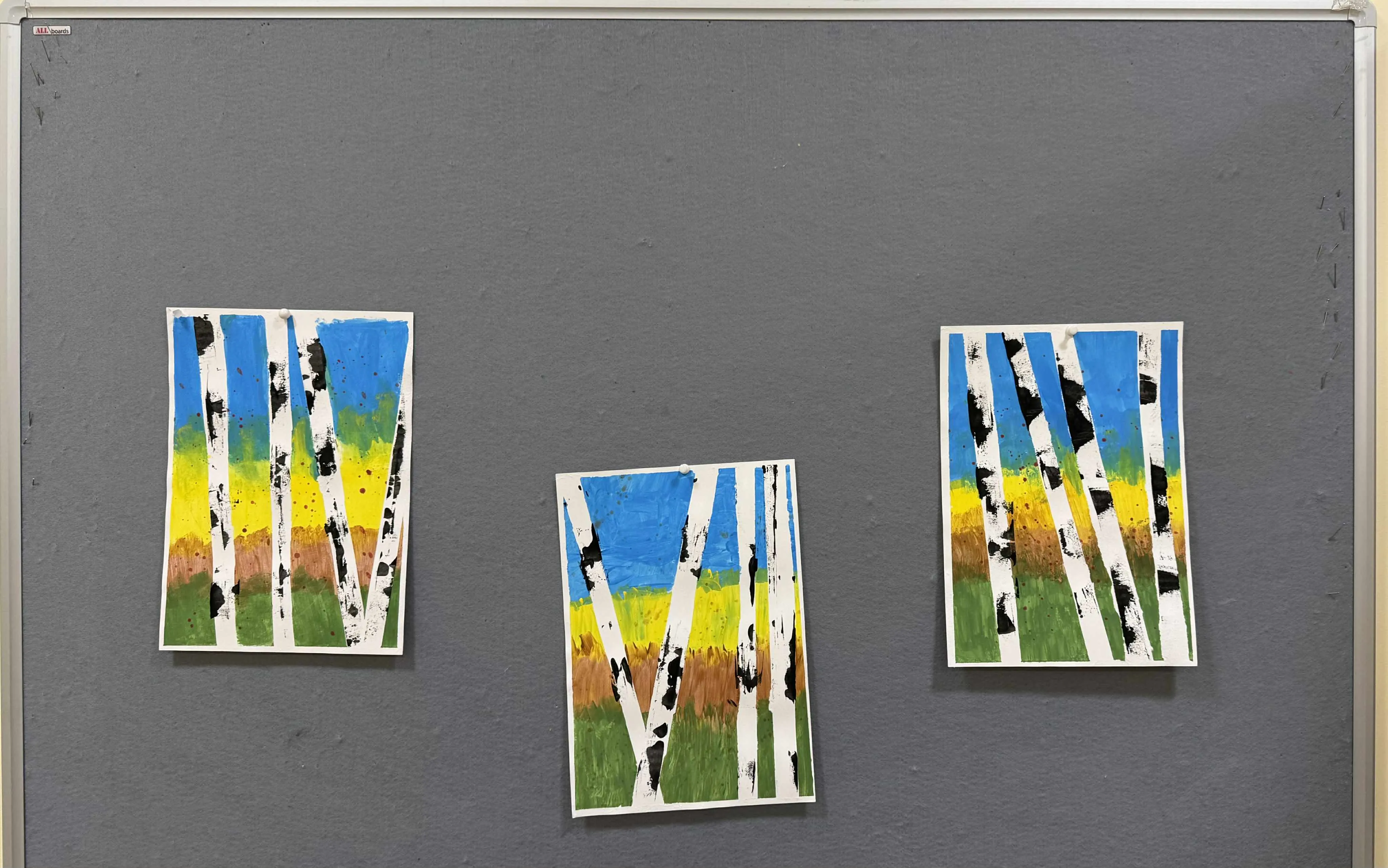 Prace plastyczne - brzozy