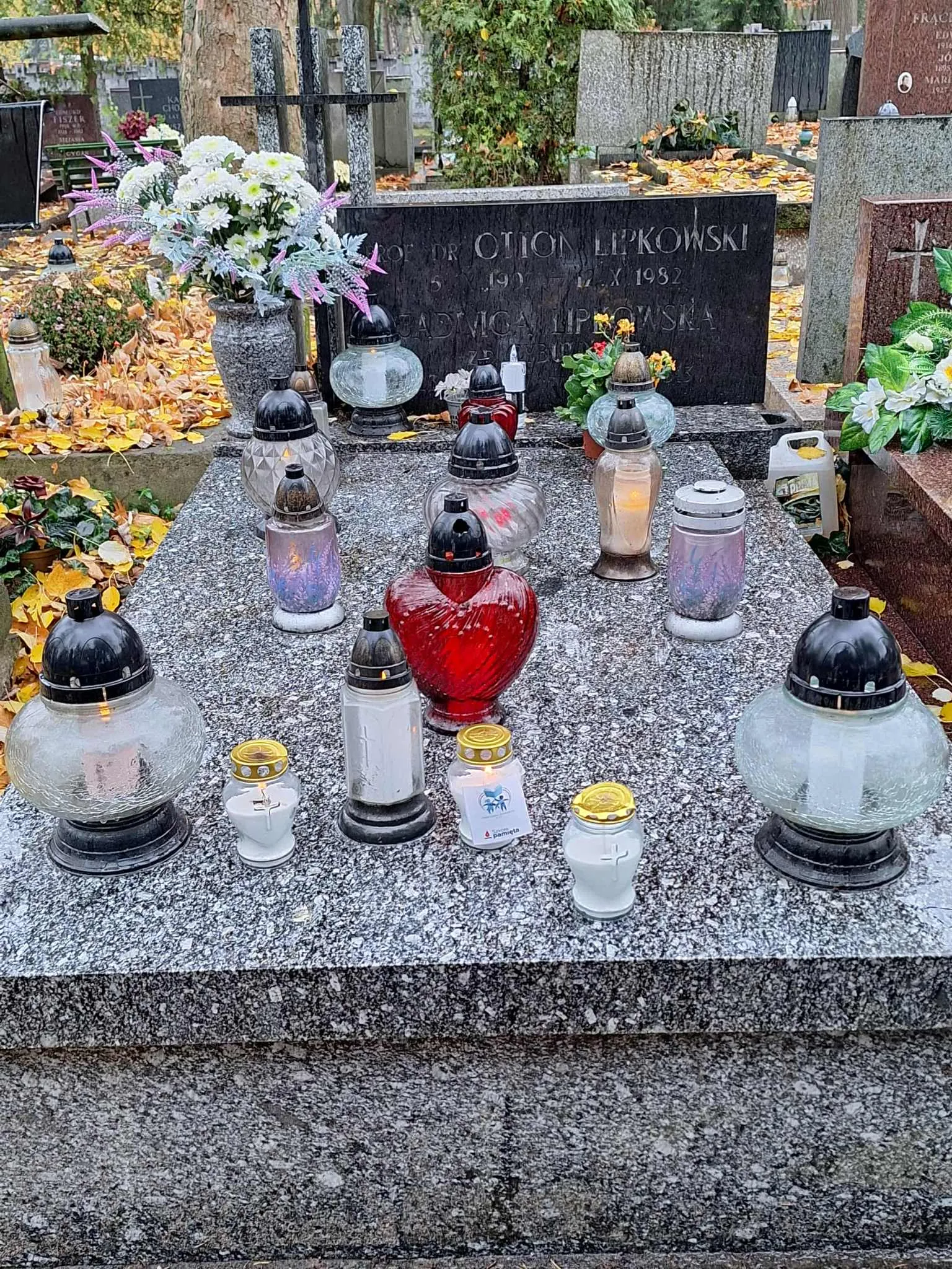 Uczniowie odwiedzają groby zasłużonych