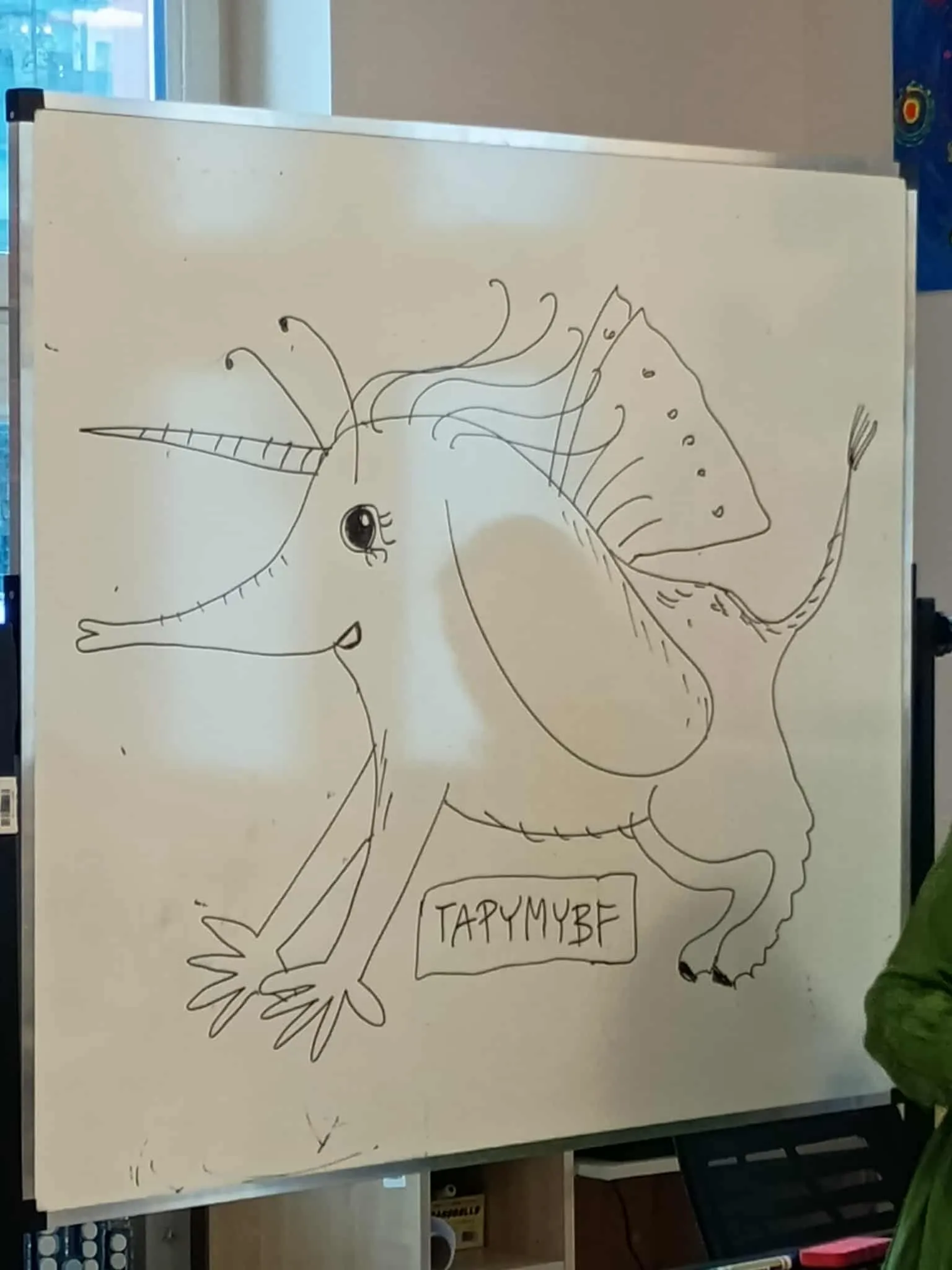 Plakat postaci z ksiązki 