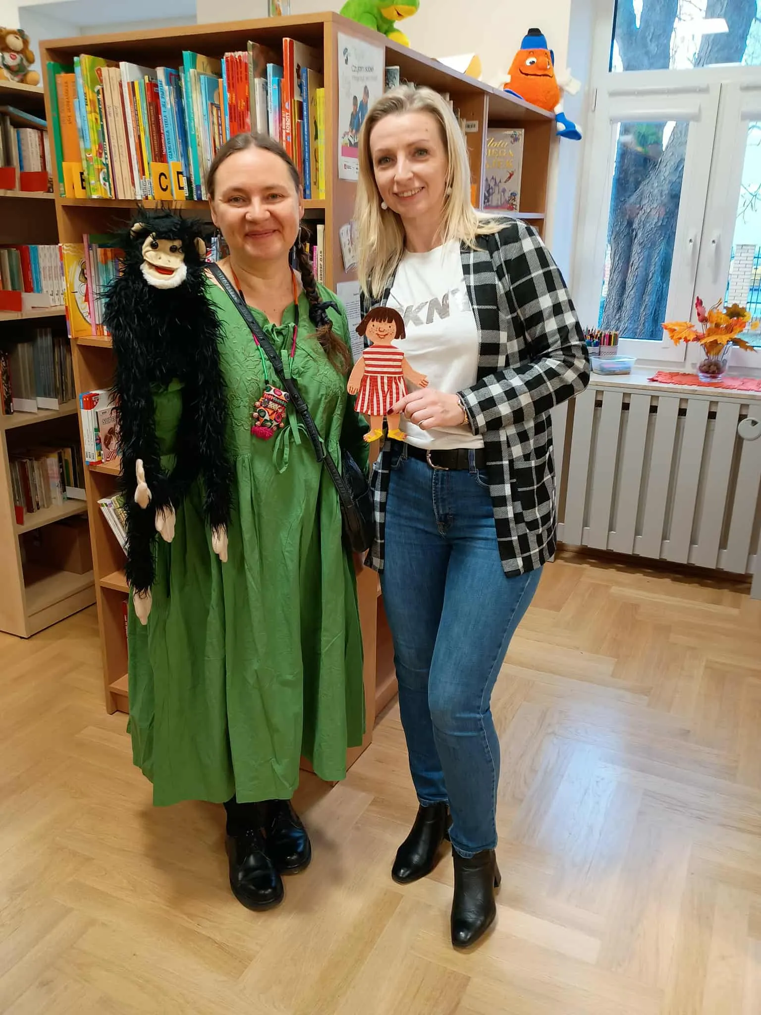 Pani z biblioteki z panią Zofią 