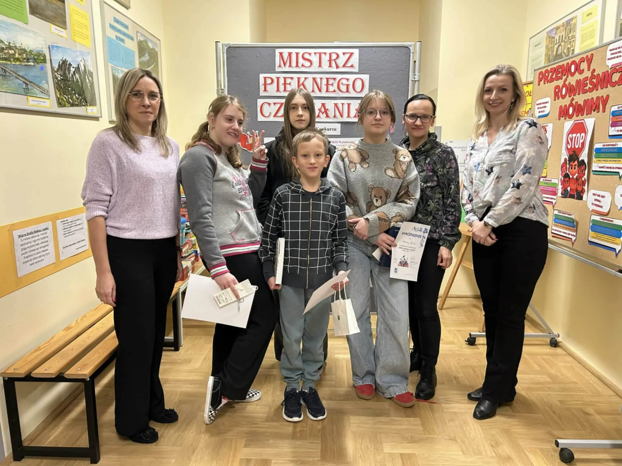 Zwycięscy konkursu w klasach 4-8