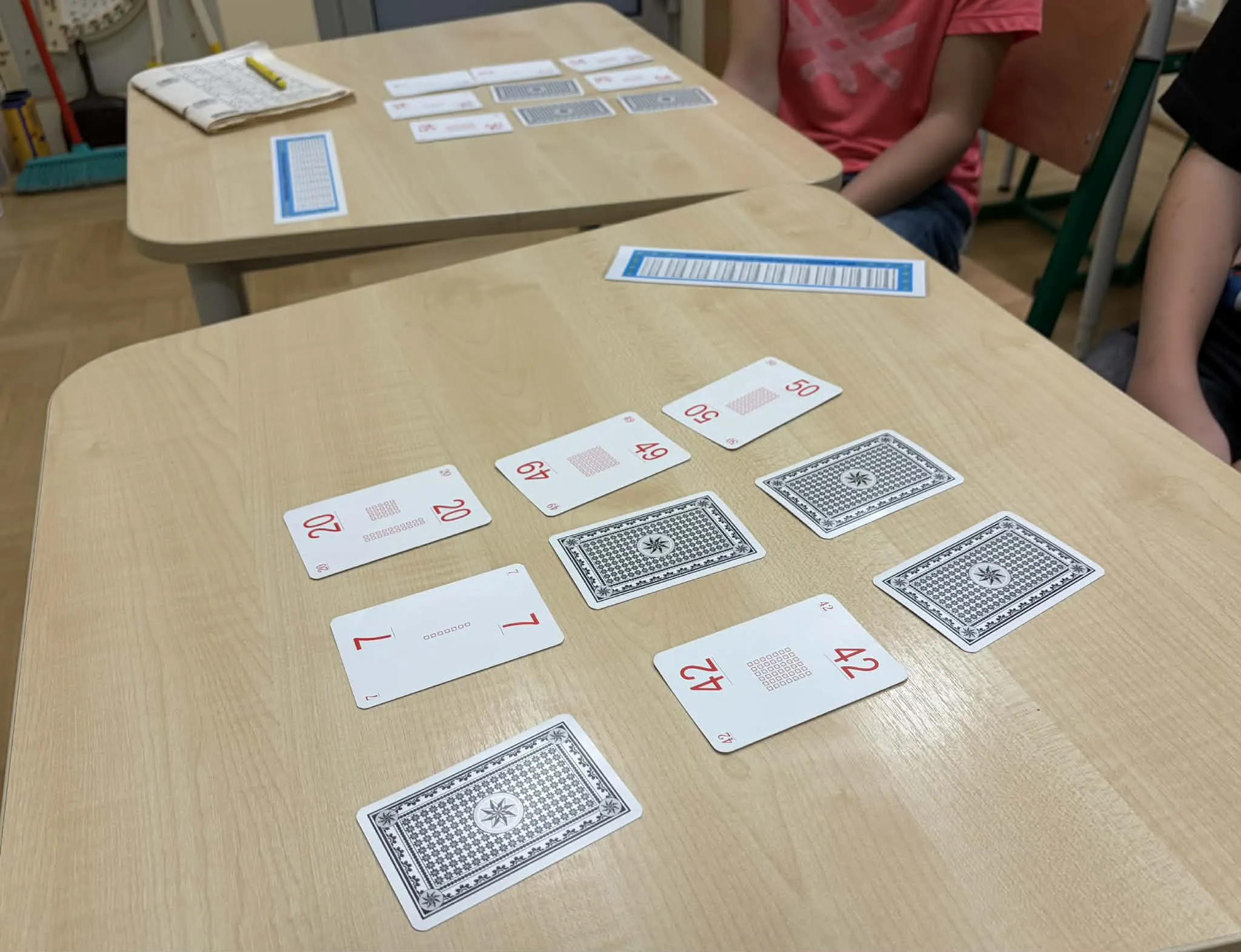 Karty - gra karciana tabliczka mnożenia