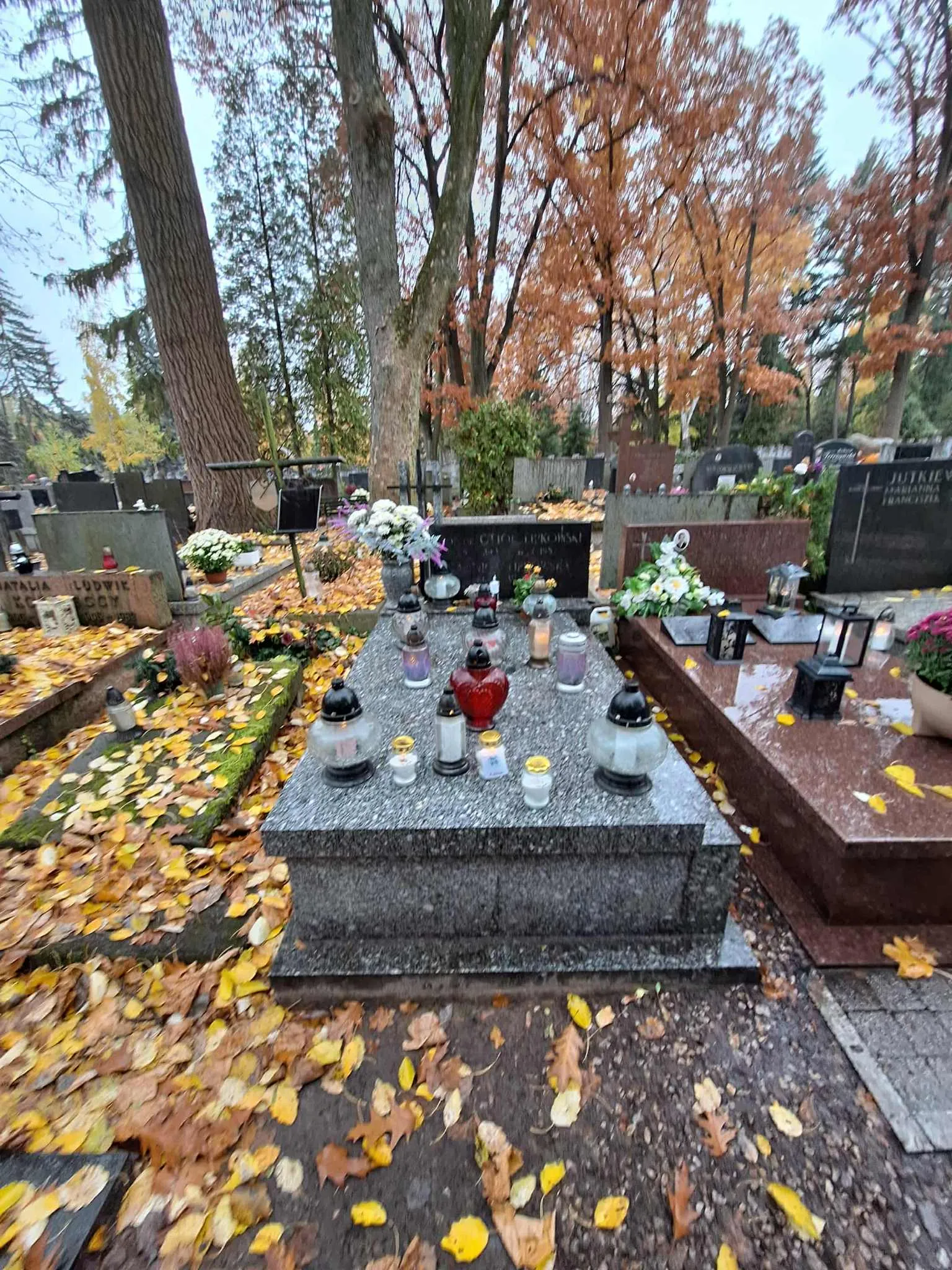 Uczniowie odwiedzają groby zasłużonych