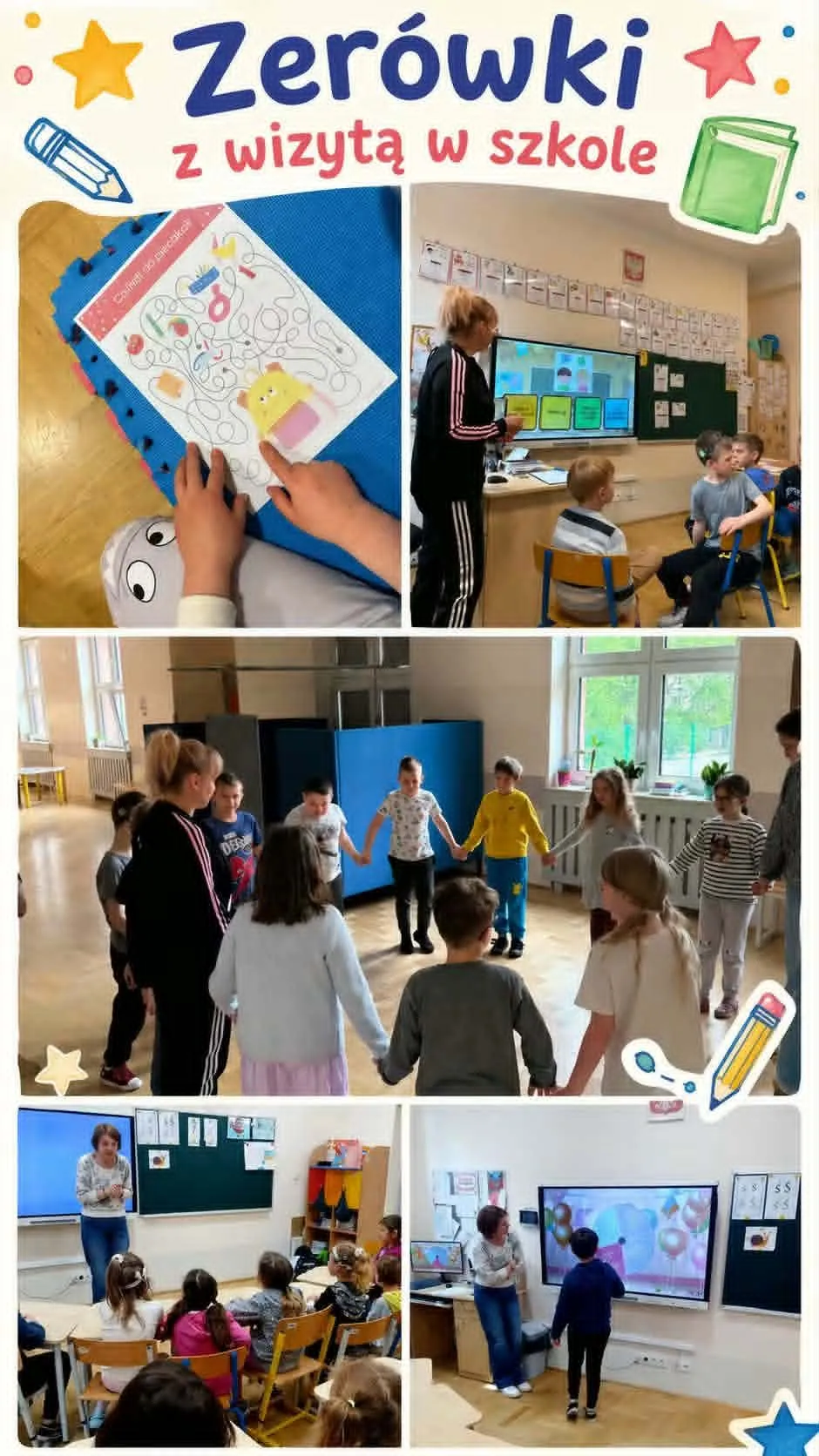 🏫 Zerówki poznają szkolną rzeczywistość