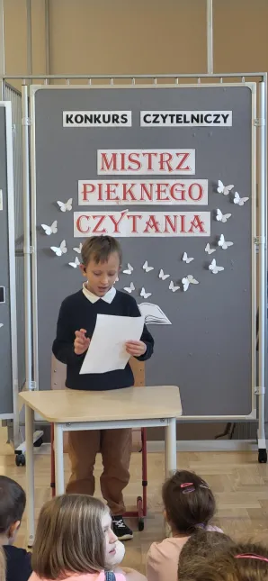 konkurs czytelniczy „Mistrz pięknego czytania”